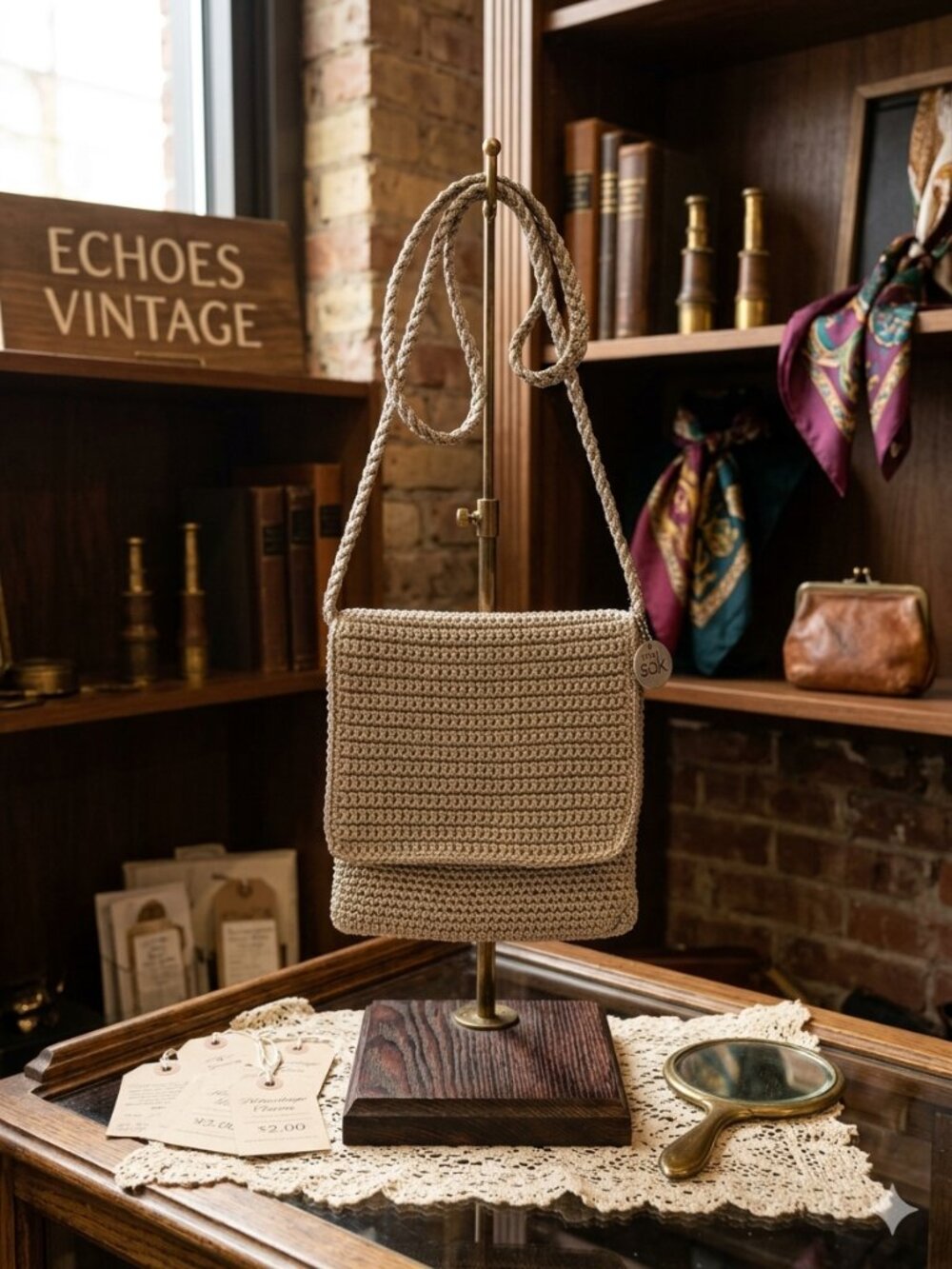 Handmade Crochet The Sack Purse